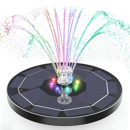 Solar Fountains with LED Lights