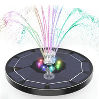 Solar Fountains with LED Lights