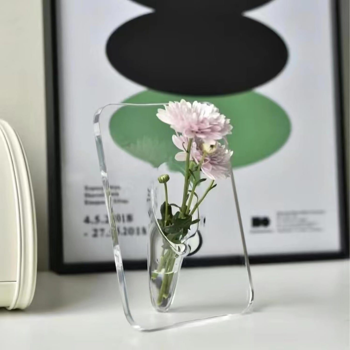Frame Shaped Clear Acrylic Flower Vase