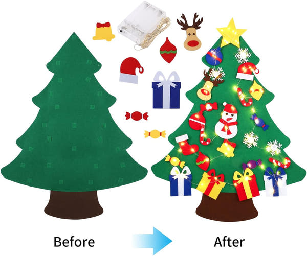 DIY Felt Christmas Tree for Kids