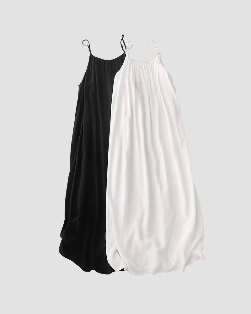 Backless Cami Dress with Back Tie