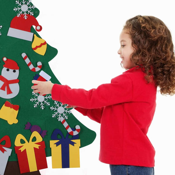 DIY Felt Christmas Tree for Kids