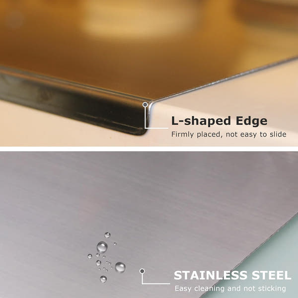 Stainless Steel Cutting & Kneading Board 40x30cm