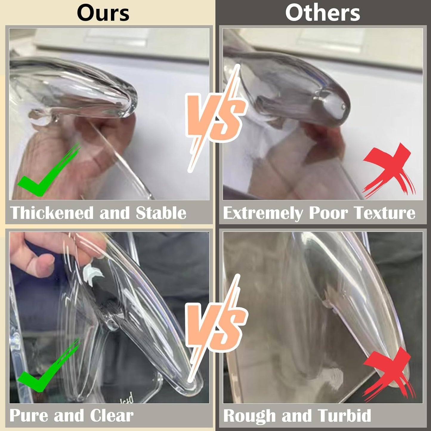 Frame Shaped Clear Acrylic Flower Vase