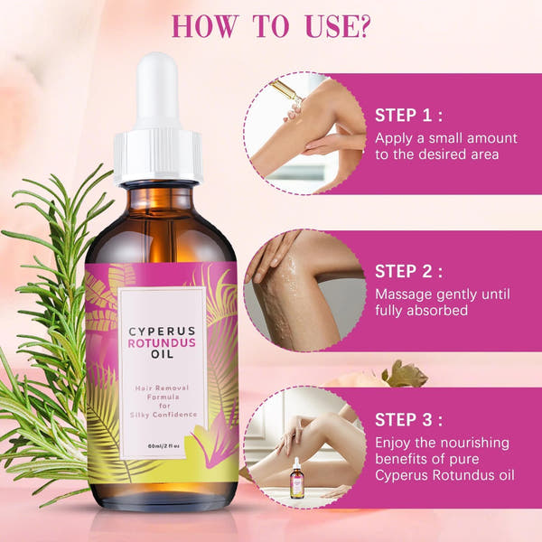 Natural Cyperus Rotundus Oil For Hair Removal