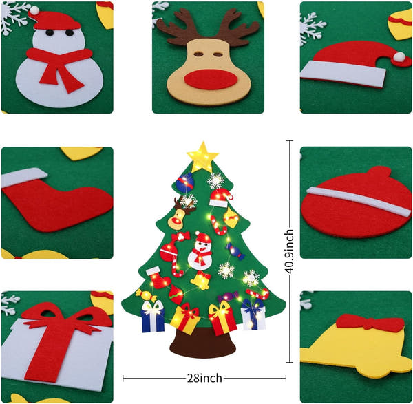 DIY Felt Christmas Tree for Kids