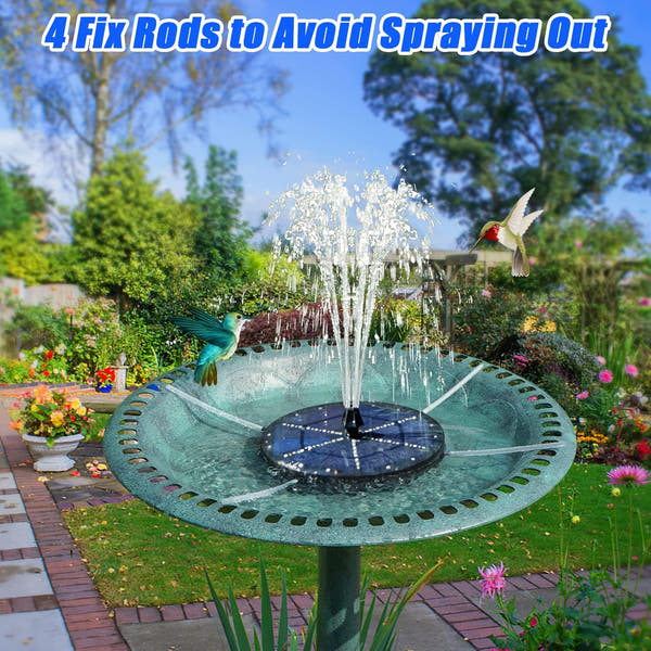 Solar Fountains with LED Lights