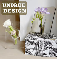 Frame Shaped Clear Acrylic Flower Vase