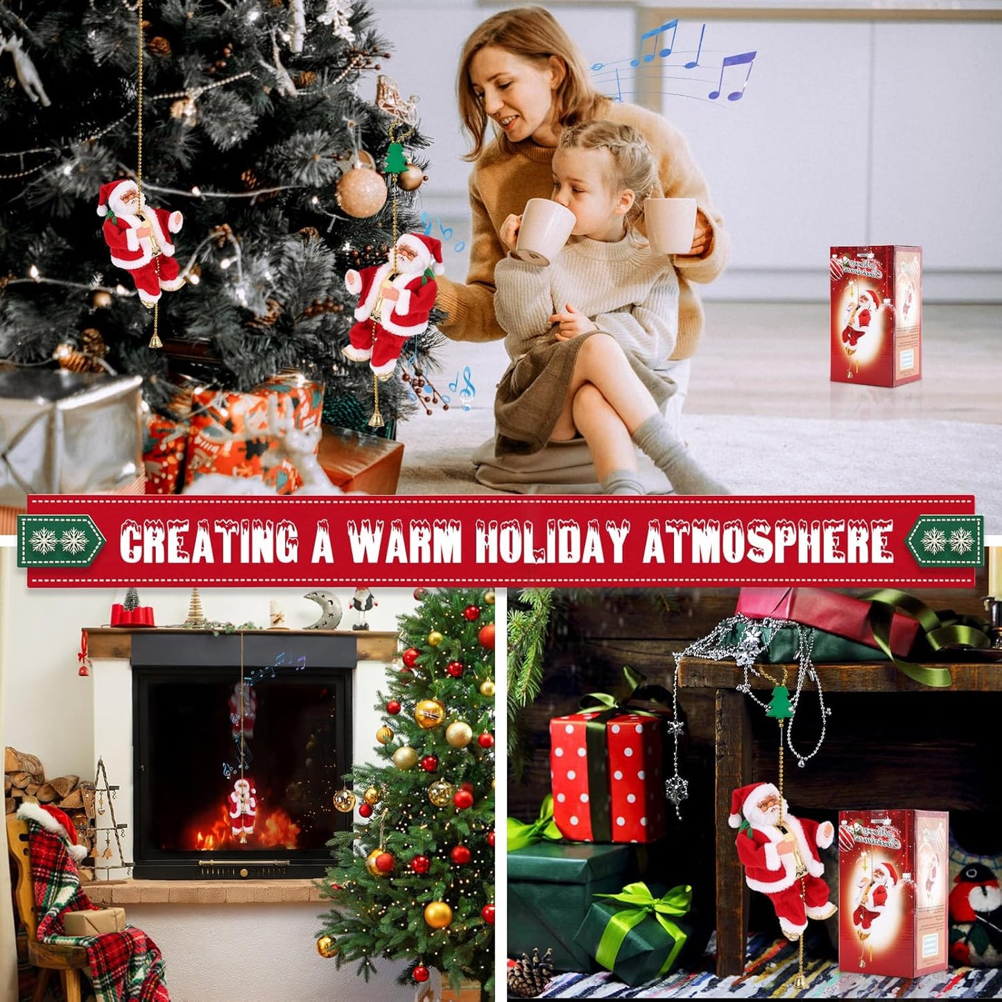Santa Claus Musical Climbing Rope