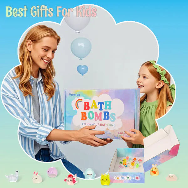Bath Bombs for Kids with Toys Inside (15 Pcs)