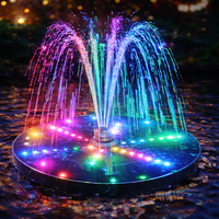 Solar Fountains with LED Lights