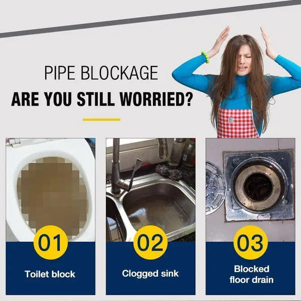 Powerful Sink and Drain Cleaner Powder