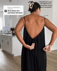 Backless Cami Dress with Back Tie